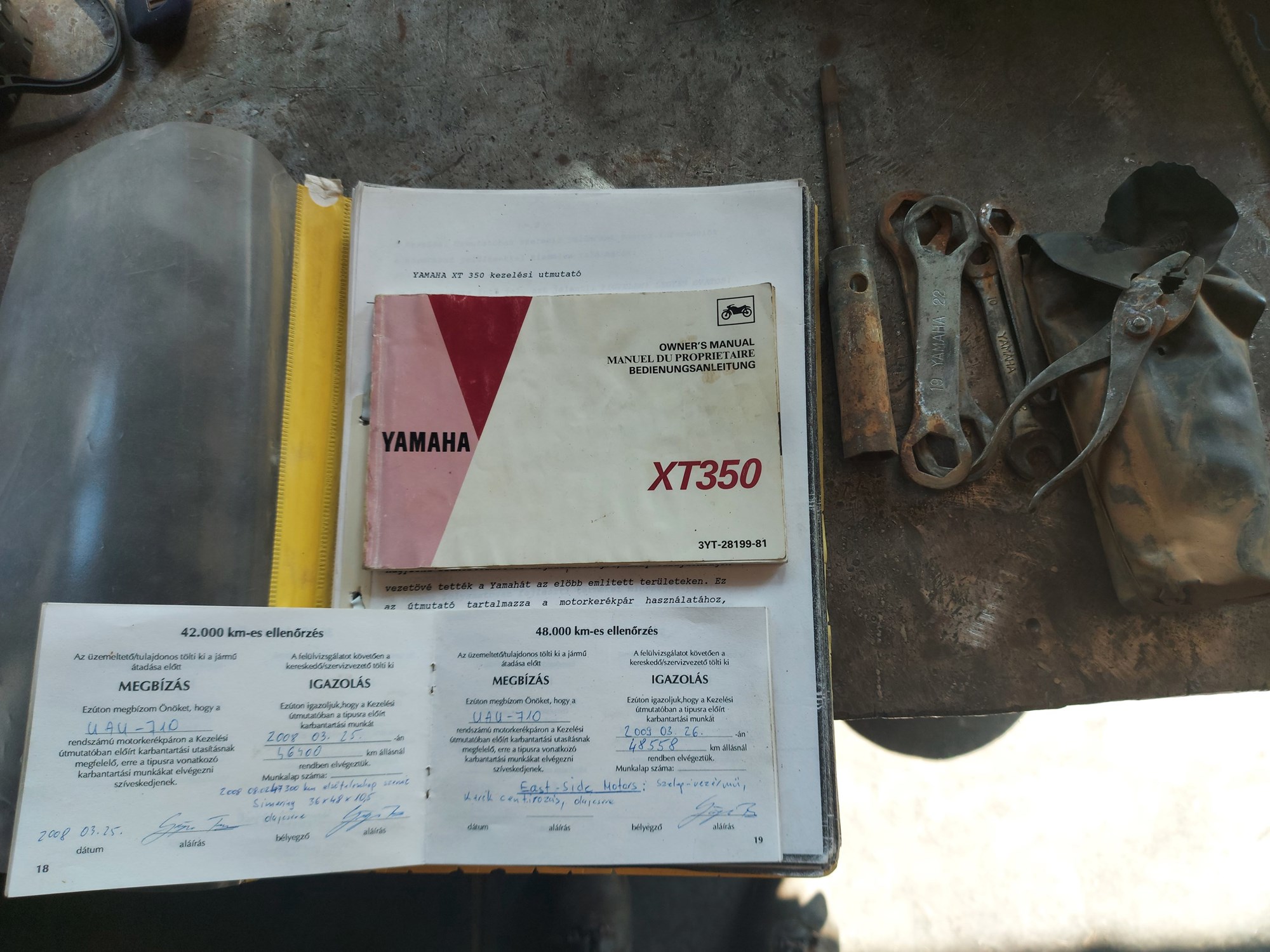 YAMAHA XT 350, 9. kp